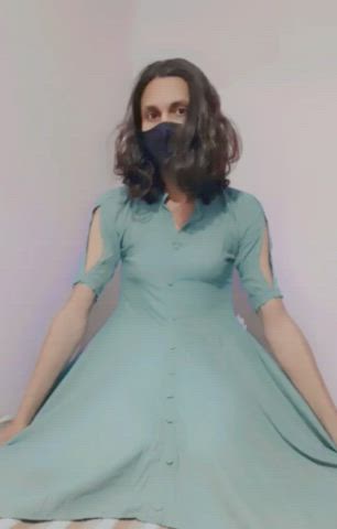 Look what's I am hiding under my princess gown !!!