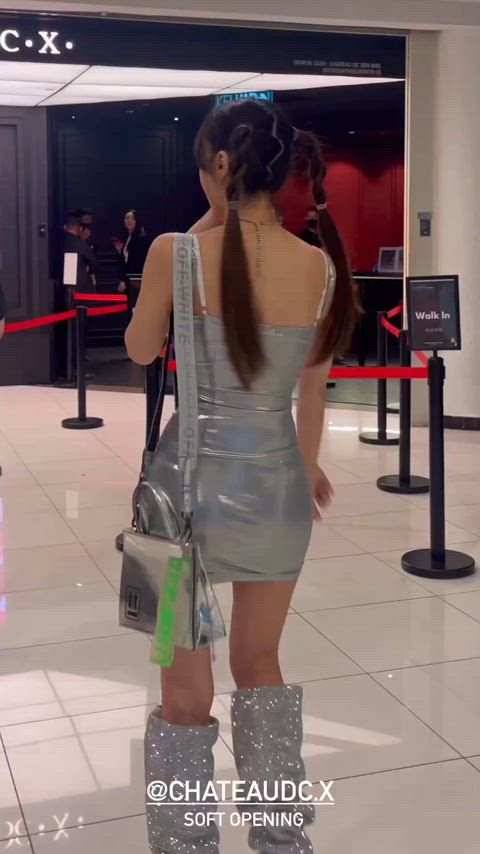 asian brunette goddess gif