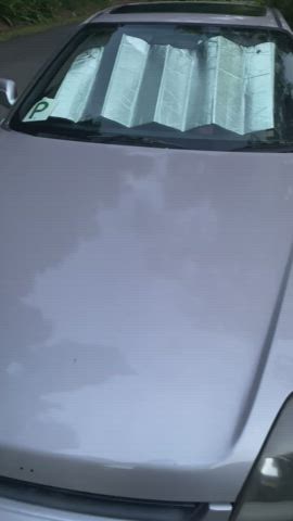 Fucking myself in my car
