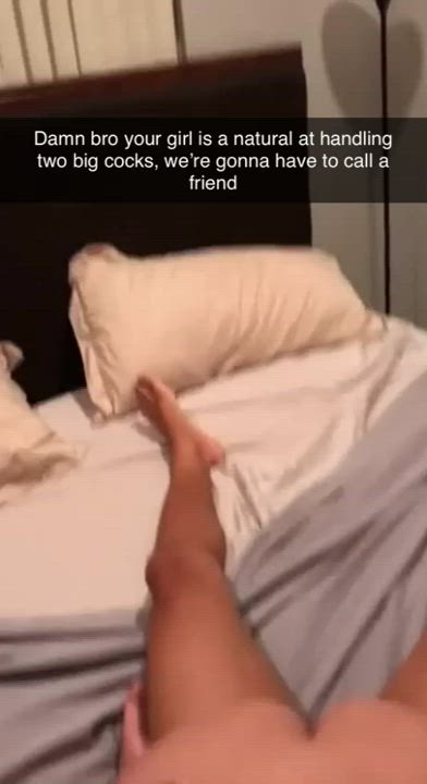She's a real slut