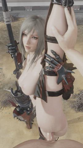 Aranea Highwind Standing Split (LazyProcrastinator) [Final Fantasy XV]