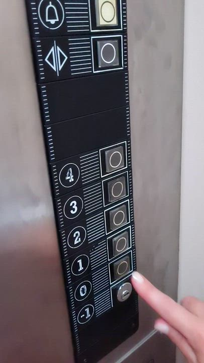 Me stripping in an elevator. Anyone going down? [f][51]