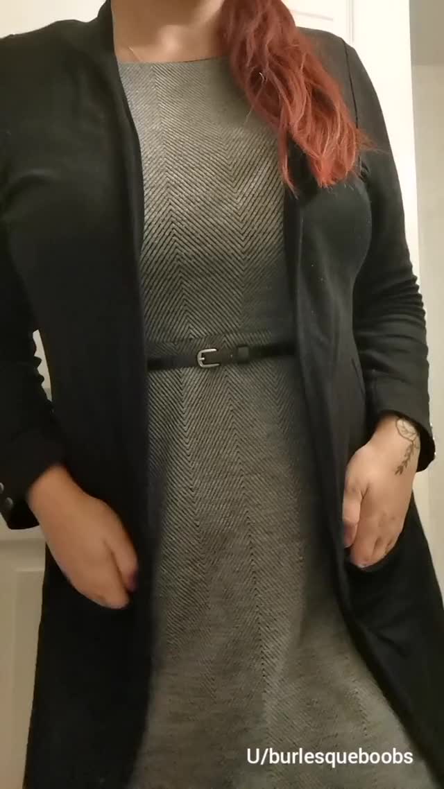 Hidden under my office dress....(f)(OC)