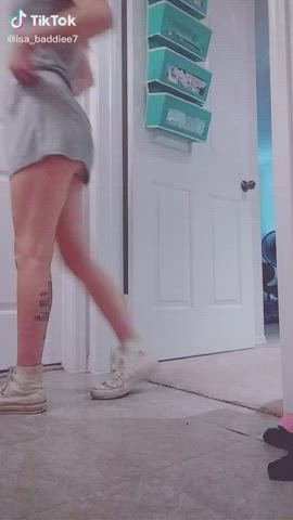 Flashing Teasing TikTok gif