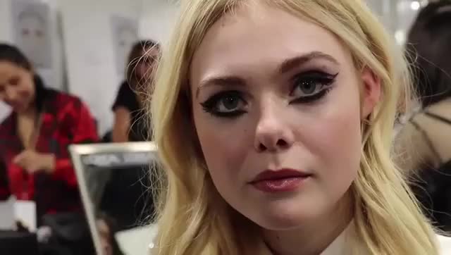 Elle Fanning at L’Oreal Paris Le Défilé