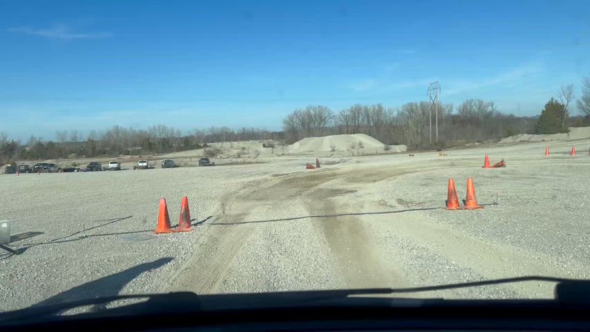 RallyCross Honda Fit in car footage