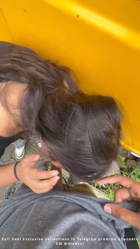 bhabi blowjob chudai couple desi hindi indian outdoor teen gif