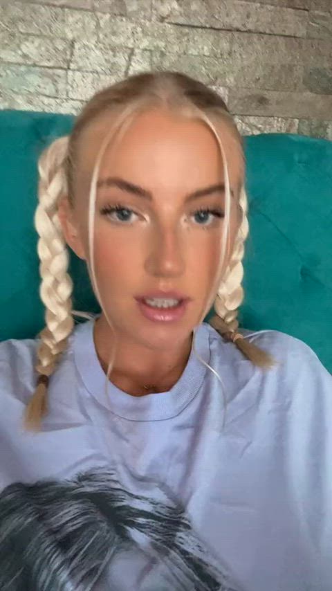 blonde cute elsathora joi jerk off onlyfans pov reaction teen gif