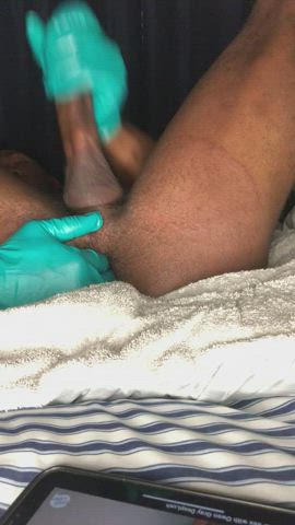 Anal Play BBC Big Dick Male Masturbation gif