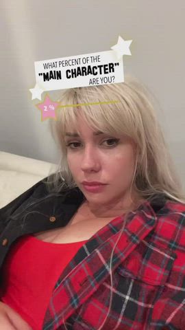 Big Tits Blonde White Girl gif