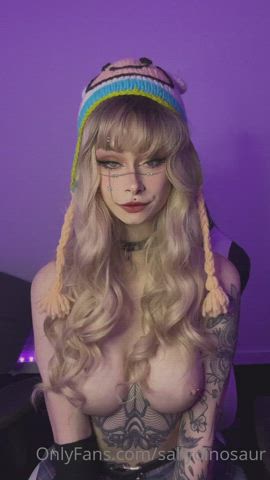 fantasy tits white girl gif