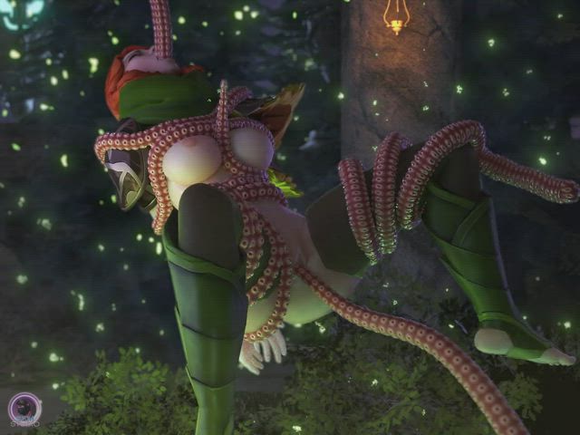 animation cum cumshot nsfw pussy tentacles gif