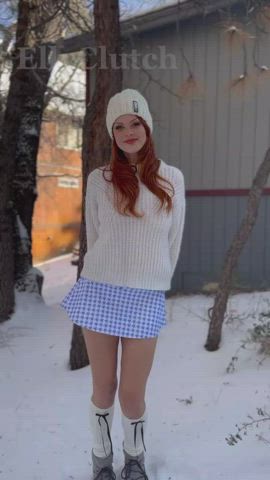 Flashing through the snow ;)