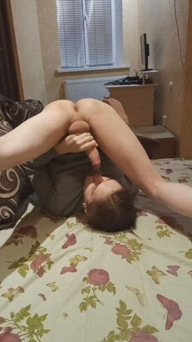 Giving myself a hot facial after a selfsuck<3