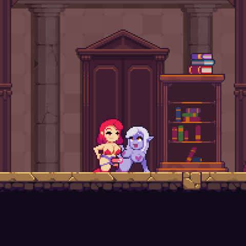 Dark elf getting pounded. An animation I created for our upcoming game.