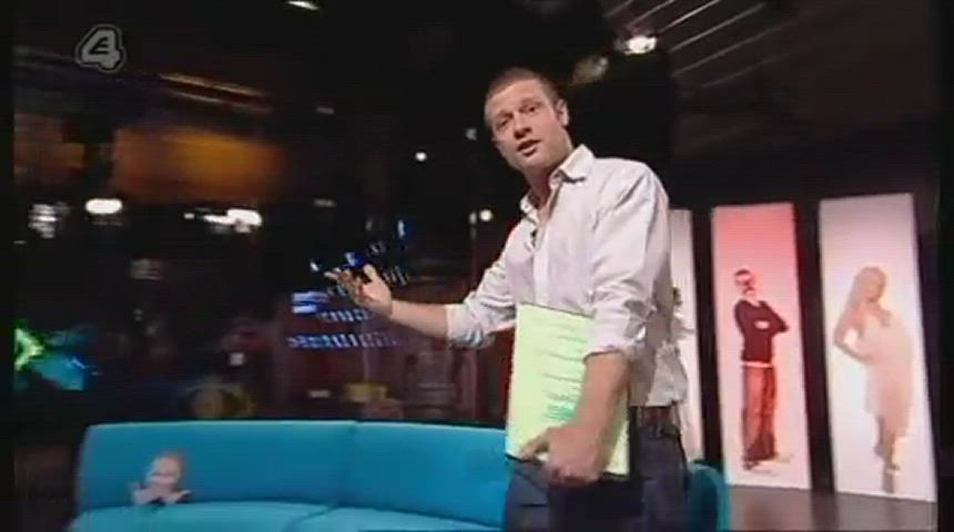 Celebrity Interview Legs Skirt gif