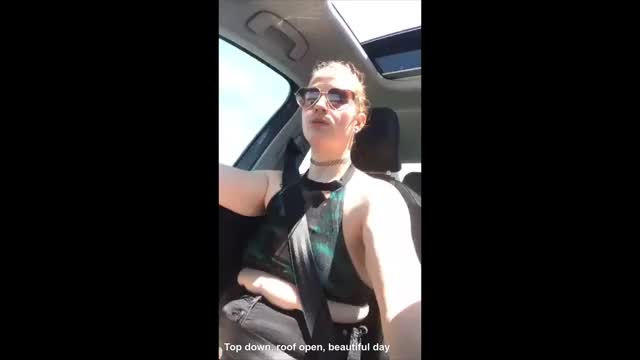 Topless Driving Large