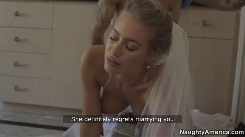 bbc bride caption cheating cuckold doggystyle hotwife humiliation brides gif
