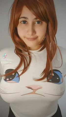 Big Tits Bouncing Bouncing Tits Cosplay Downblouse Kawaii Girl OnlyFans Teen Tits