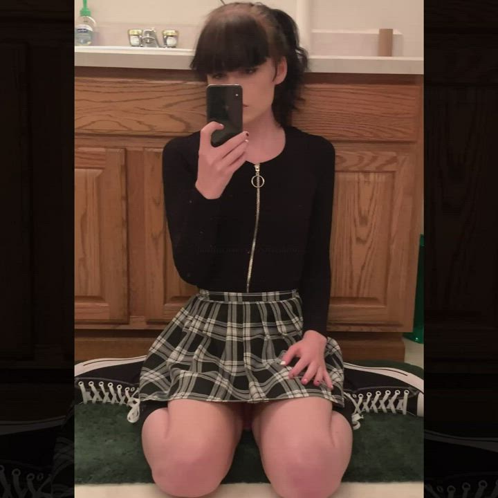 wearing skirts for the sake of easy access <3