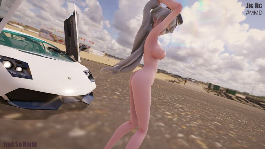 Animation Anime Cartoon Cosplay Dancing Jean Shorts Police Striptease Watching gif