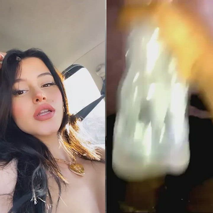 Lea loves watching him cum