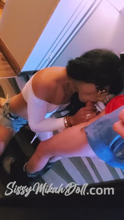 He walked into my hotel room, found me on my knees and put his dick in my mouth (TRUE
