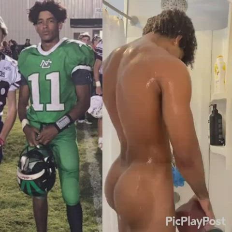 booty bubble butt dom fitness muscles shower gif