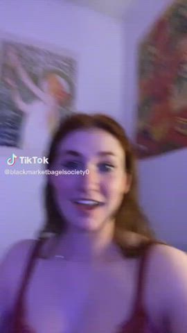 non-nude tiktok tits gif