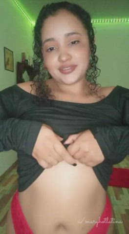 Freeing my boobs after a long day ;)