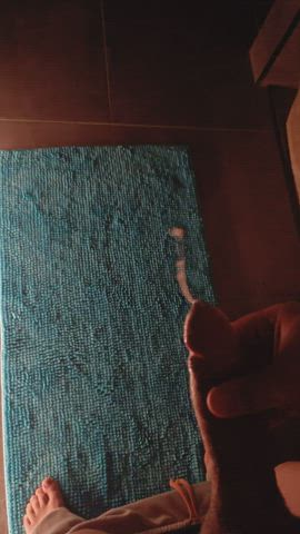 big dick cock milking cum messy gif
