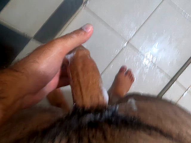 So hard in the shower