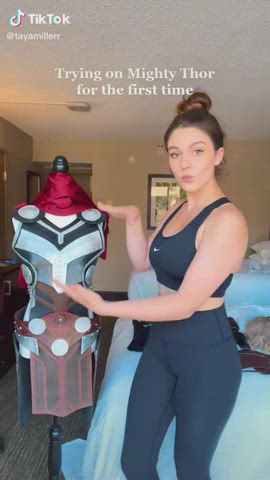 Cosplay Superheroine TikTok gif