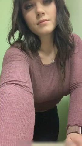 Ass Brunette Emily Lynne gif
