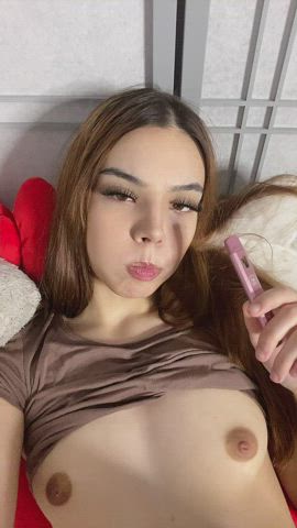 bouncing tits cute natural tits onlyfans petite small tits smoking teen teens tits