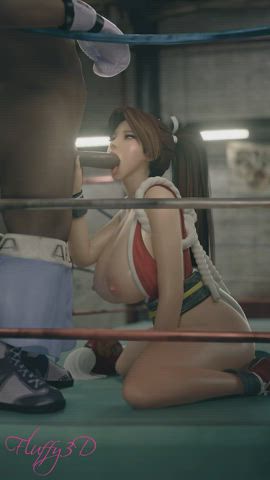Mai sucking dick (Fluffy3D, Evilaudio) [The King of Fighters]
