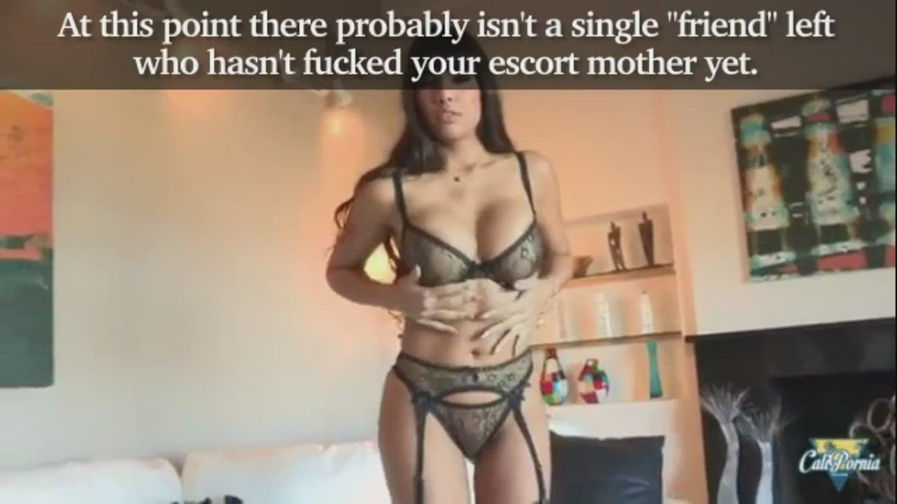 About a year ago your "friends" found out that your mom is an escort