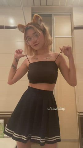 Babe Kitty Tits gif