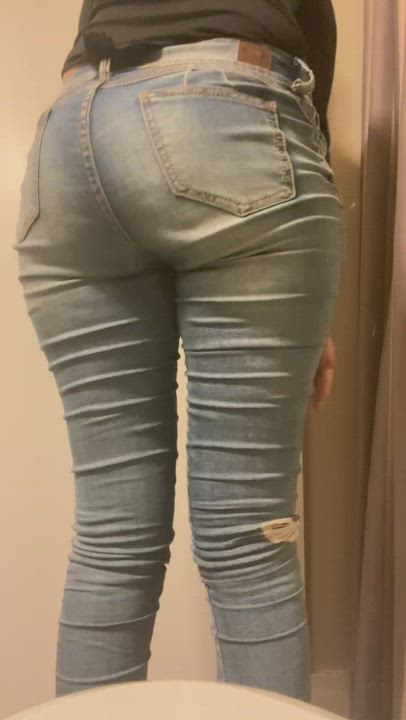 Bubble Butt Clothed Tease gif