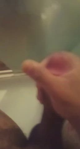 Cumshot Jerk Off Shower gif
