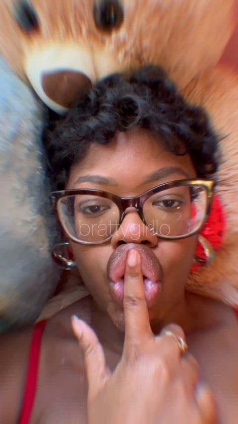 amateur blowjob cum cumshot lips lipstick fetish tits gif