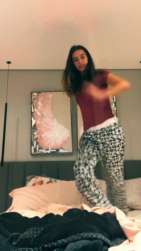 brazilian brunette dancing teen gif