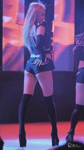 dancing korean tease gif