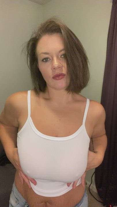 Big Tits MILF Titty Drop gif