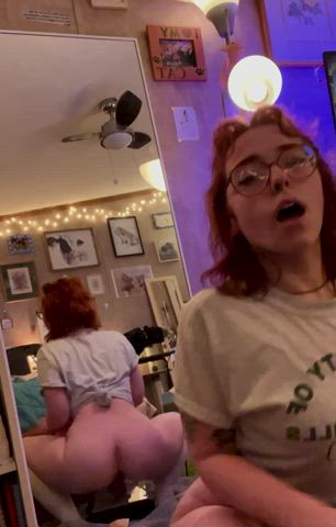 i’m the happiest when i’m bouncing on a huge cock <3