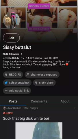 am I just another captioned sissy whore owned by you all?