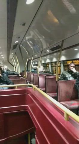 Bus Caught Exhibitionism Exhibitionist Flashing Public r/CaughtPublic Porn GIF by