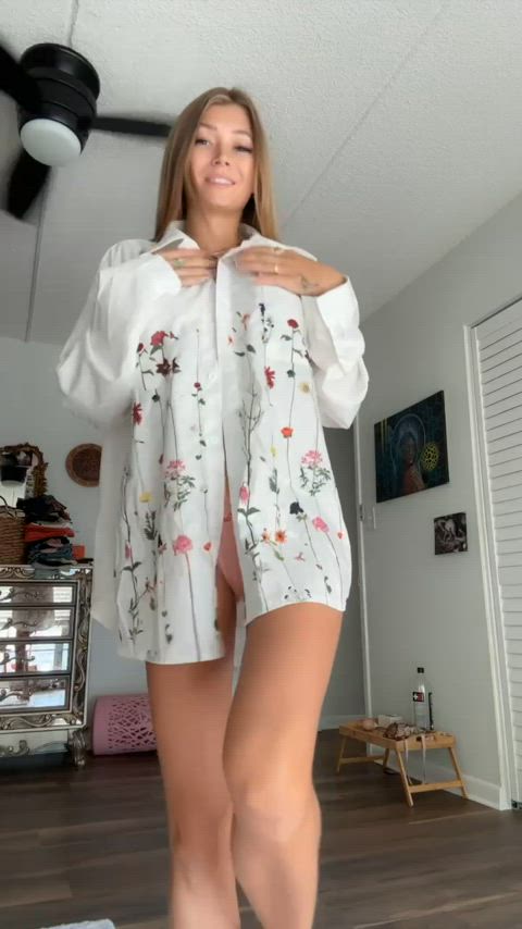 This is my new favorite shirt!!! (to take off for you)😊😘 Come say hi on OF