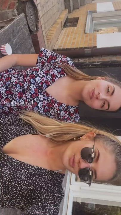 Blonde Outdoor Workout gif