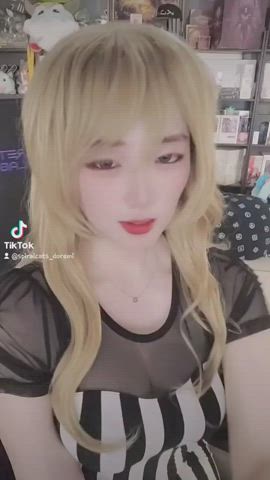 Asian Cute Korean Model gif